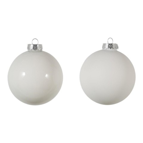 SFERA VETRO MM.80 BIANCO MATT LUDICO